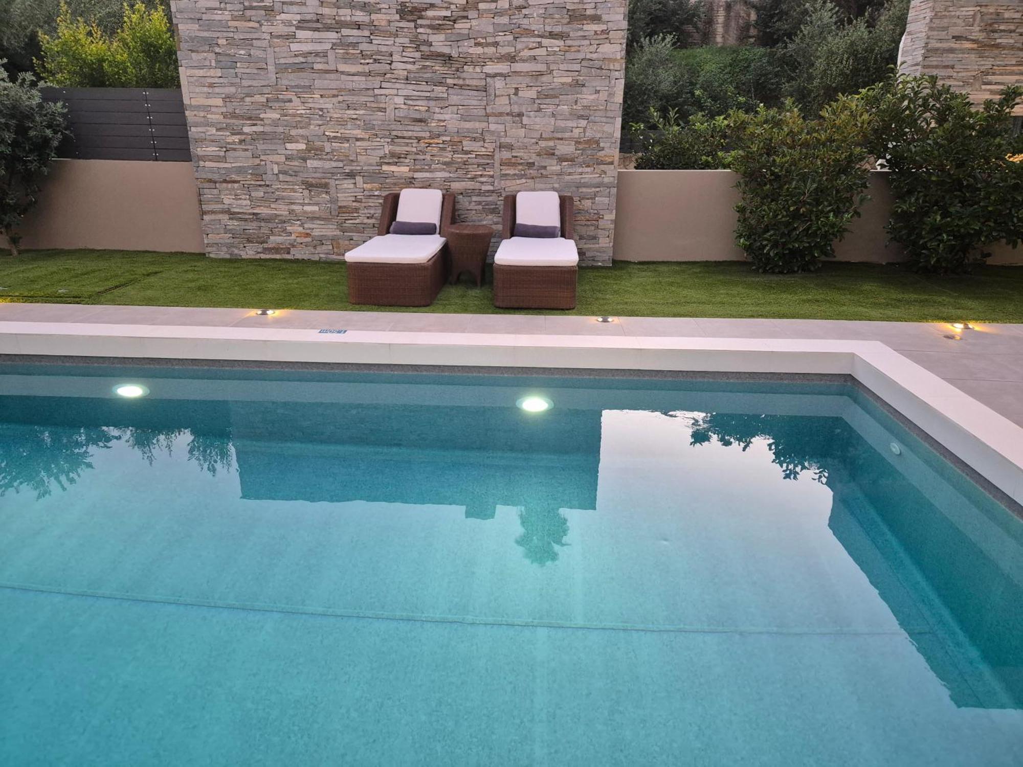 Aguacate Glafki With Heated Private Swimming Pool Villa Tsilivi  Ngoại thất bức ảnh