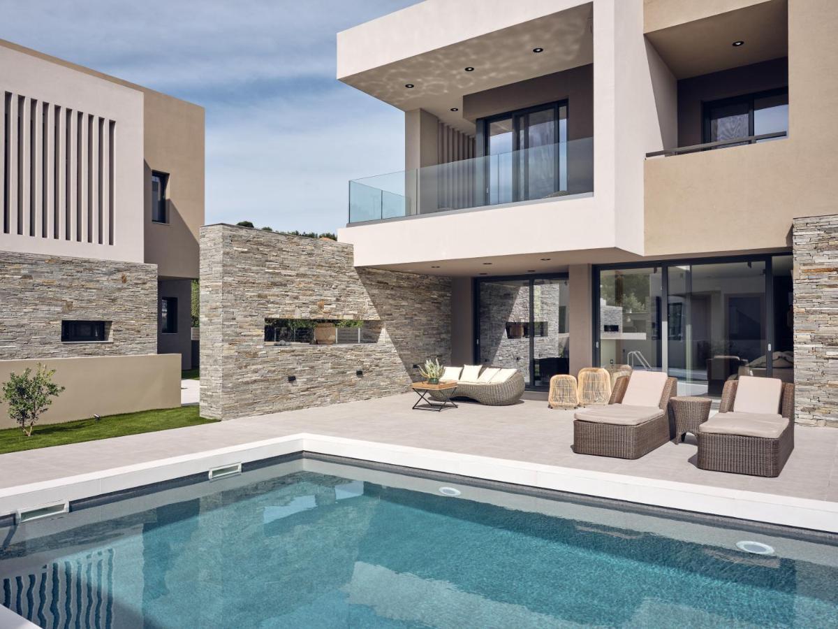 Aguacate Glafki With Heated Private Swimming Pool Villa Tsilivi  Ngoại thất bức ảnh