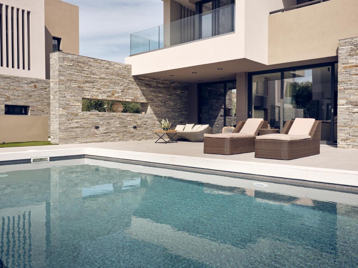 Aguacate Glafki With Heated Private Swimming Pool Villa Tsilivi  Ngoại thất bức ảnh