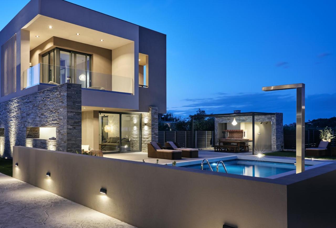 Aguacate Glafki With Heated Private Swimming Pool Villa Tsilivi  Ngoại thất bức ảnh